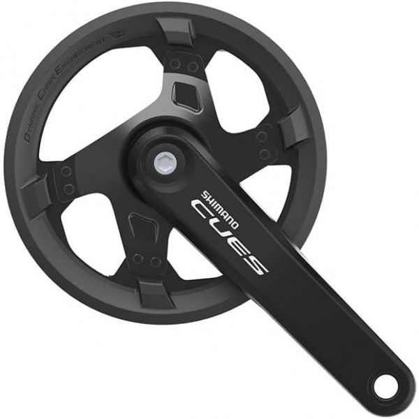 SHIMANO 시마노 자전거 크랭크 프로텍터 휠 사이클 CUES FC-U4000-1 Front Chainwheel with Chain Guard Crank Length 6.9 : 일피우피