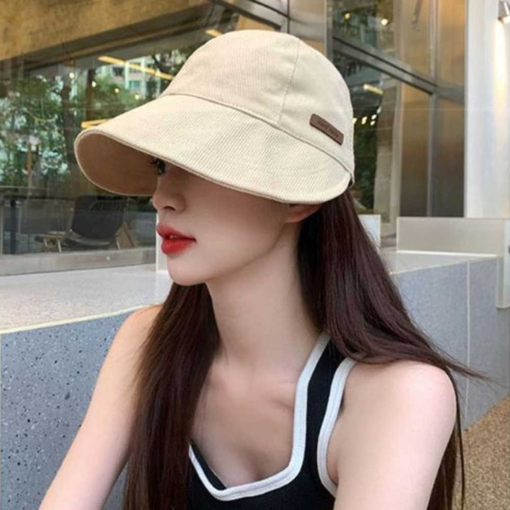 여자 골프버킷햇모자 모자종류챙없는모자 해외 여행 데이트 여름 와이드 챙 룩 벙거지 : 블루디마켓