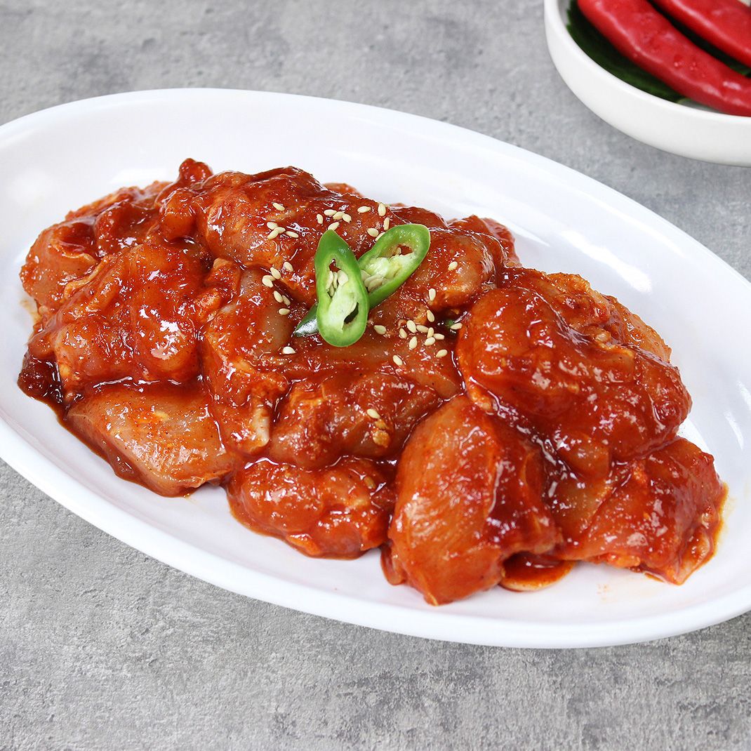 고기에미치다 매콤한 감칠맛 춘천닭갈비 800g(400g+400g) : UC몰