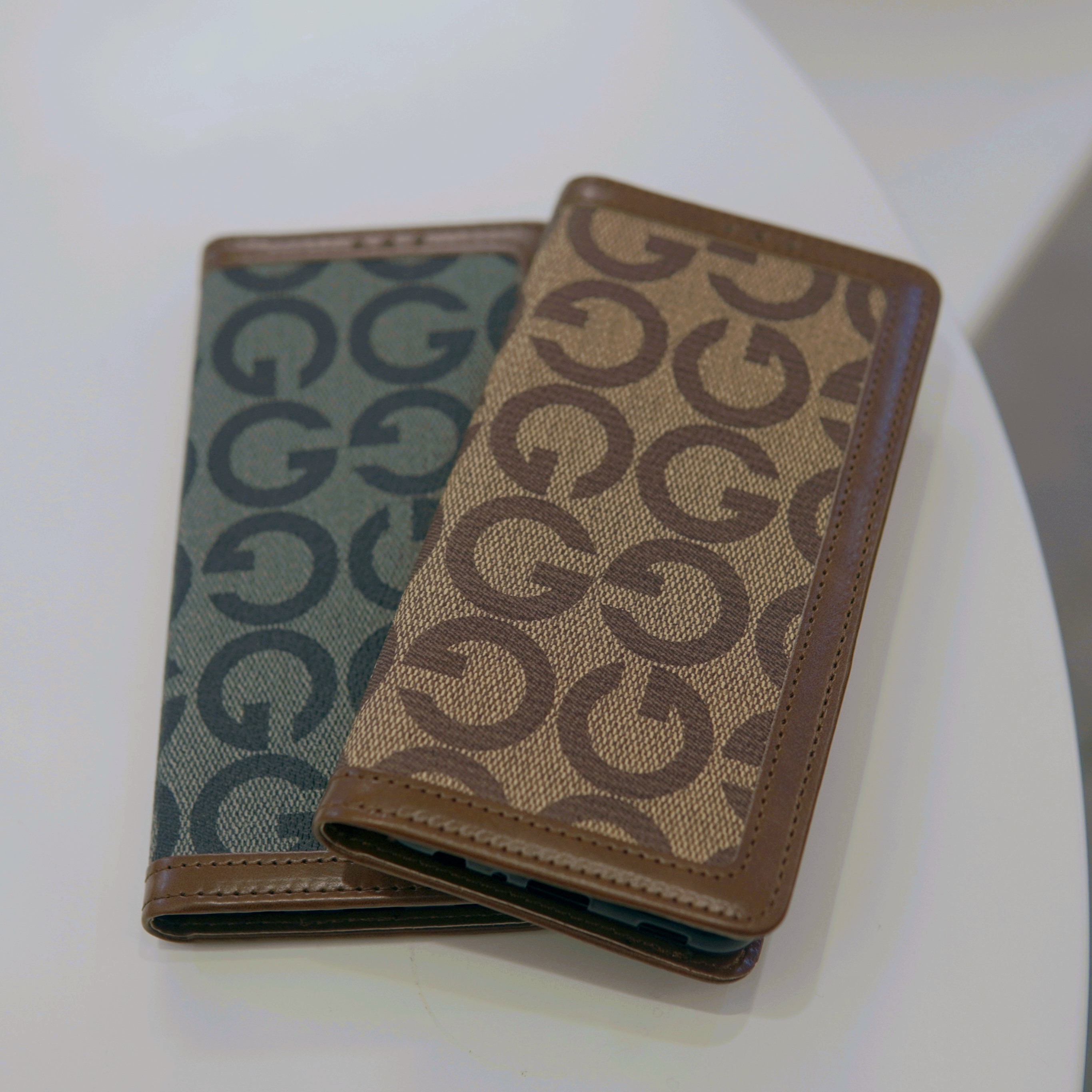 카드 가죽 지갑 범퍼 카메라보호 케이스 레드, 갤럭시S23 FE - 상세 이미지 3