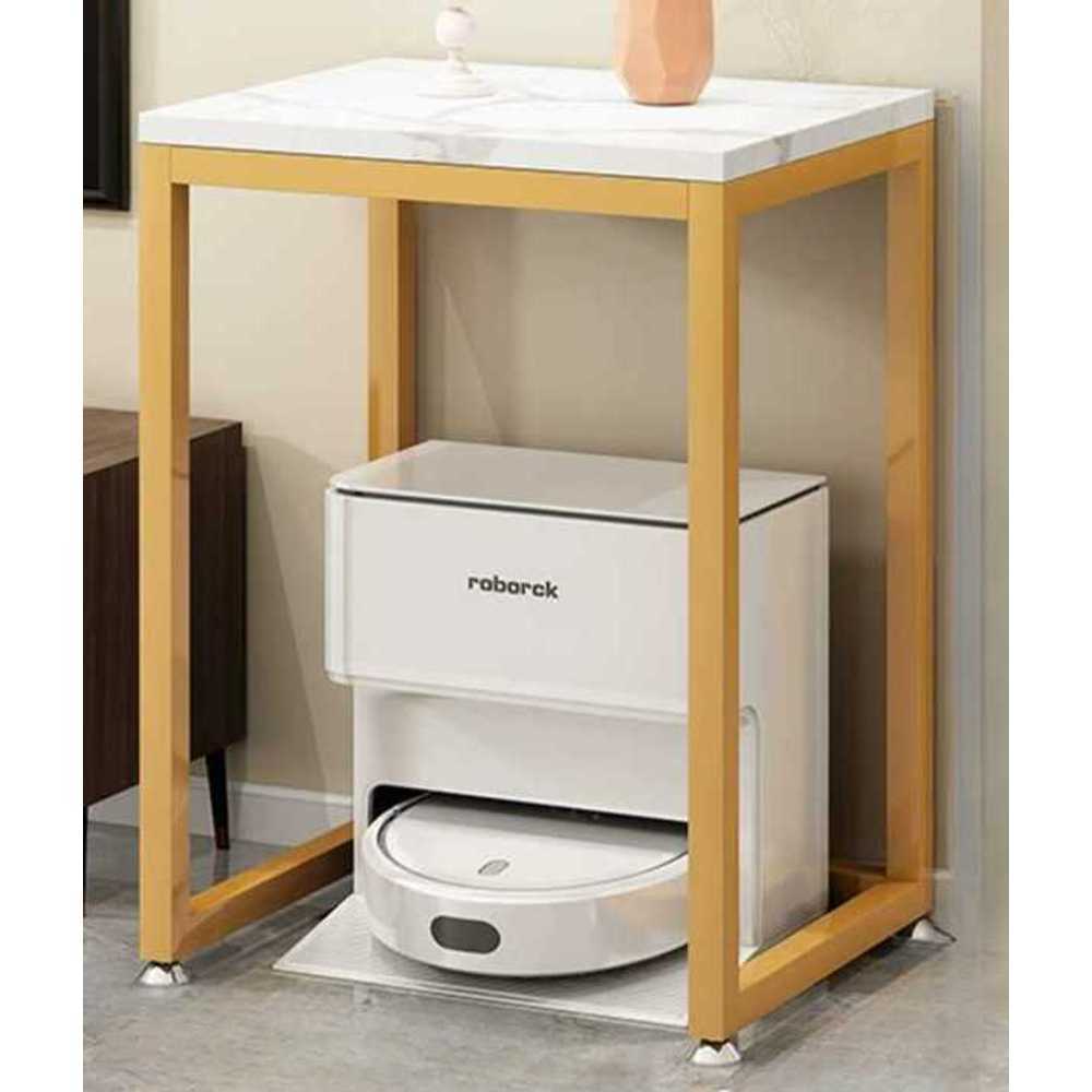 로봇청소기 보관함 다용도실 거실 소파 사이드 테이블 40x40x80 - 상품 이미지