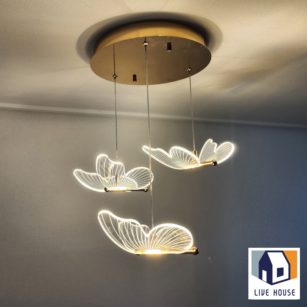 식탁조명 펜던트 나비 LED 조명 카페등 버틀리 2등