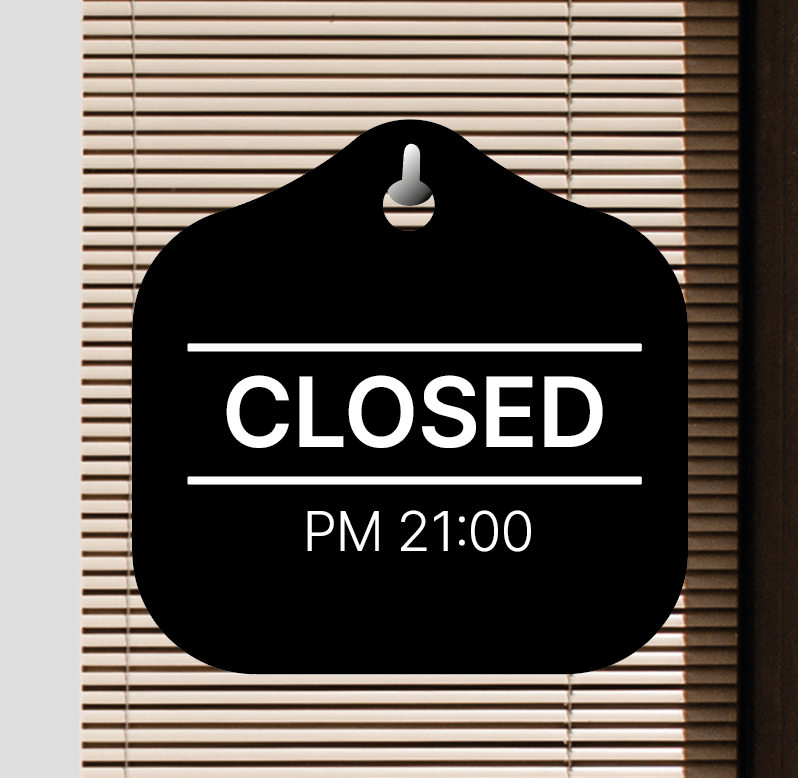 CLOSE 오픈 클로즈 영업시간안내판 매장 걸이용 - 상품 이미지
