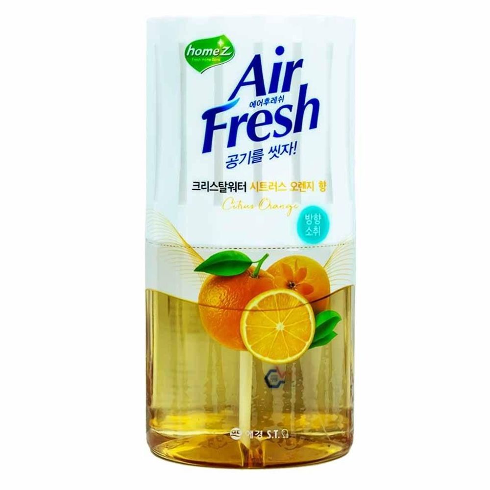 크리스탈 워터 방향제 집안용 에어 후레쉬 오렌지향 400ml 장시간 지속 : 글로벌 인사이트