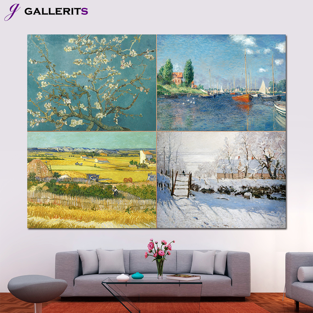 명화 액자 반고흐 모네 수련 그림 의미있는선물 명화컬렉션 중형