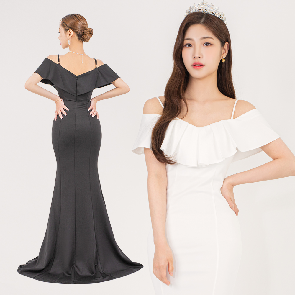 블랙드레스 시상식드레스 2부원피스 연주회 파티드레스 니케 - 상세 이미지 5