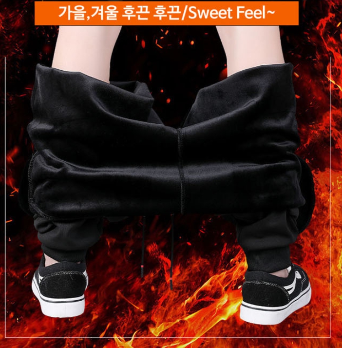 남자 조거팬츠 냉장고바지 남성 작업바지 여름 편한 스판 팬츠 시원한 쿨 밴딩 일자 운동 이미지 7