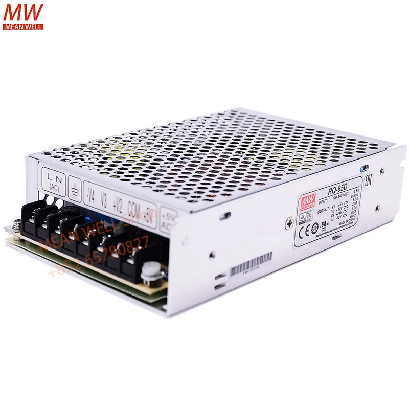 MEAN WELL 쿼드 출력 스위칭 전원공급장치 RQ-85B RQ-85C RQ-85D 85W