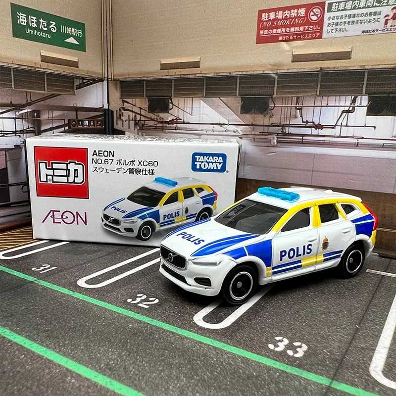 TAKARA TOMY TOMICA Aeon TP67 볼보 호환 XC60 스웨덴 경찰차 장난감 자동차 모델 방 장식 크리스마스 선물 남아용 : 글로벌매점
