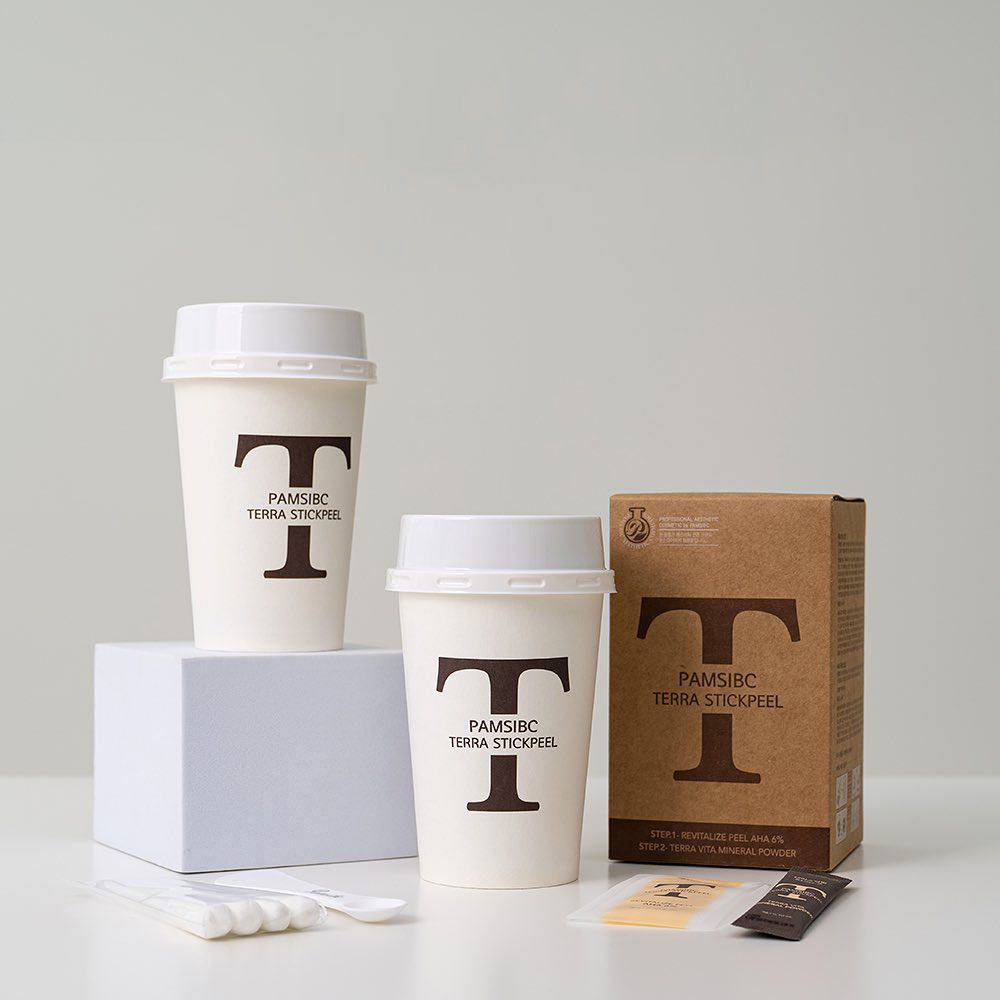 팜스아이비씨 테라스틱필(8회분)+1회분+샘플 모공순삭 화산토 피지 광채필링 보습