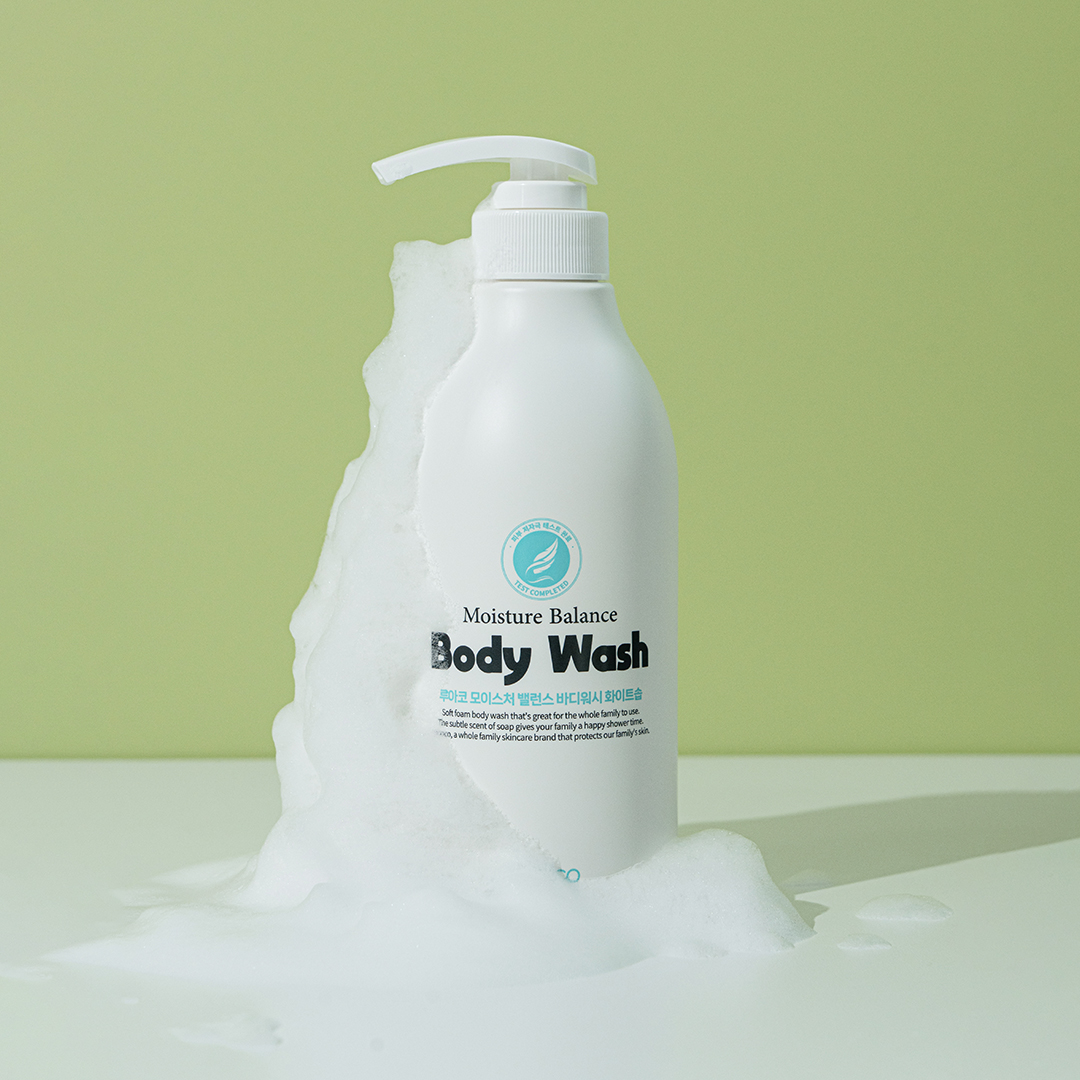 루아코 모이스처 밸런스 바디워시 온가족용 비누향 500ml 1개 이미지 8