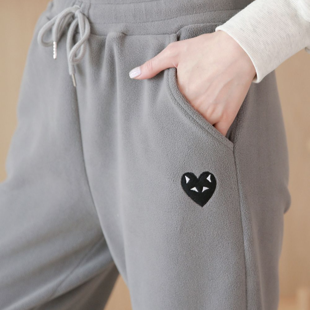 1+1가을겨울후리스시보리바지 뽀송소프트밴딩조거팬츠 - 상세 이미지 4