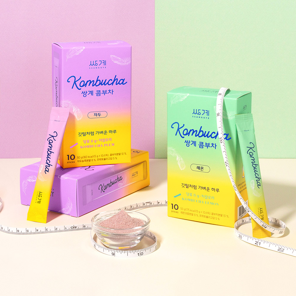 쌍계 애플사이다비니거 애사비 콤부차 10스틱X8세트(총 80스틱) - 상세 이미지 5