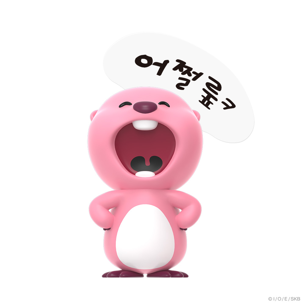 잔망루피 데스크테리어 모니터 피규어 당당 두근 - 상세 이미지 4