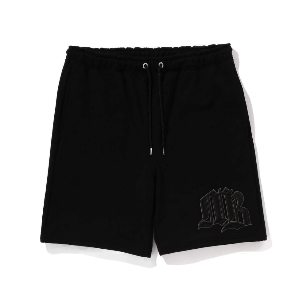 베이프 반바지 BAPE X MMJ LOGO REGULAR FIT SWEAT SHORTS 14TH 1K73-153-905 - 상품 이미지