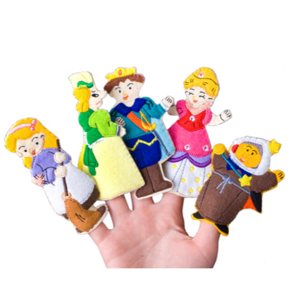 펠트 손가락인형 모음 엄마표놀이 신데렐라 - 메인 이미지