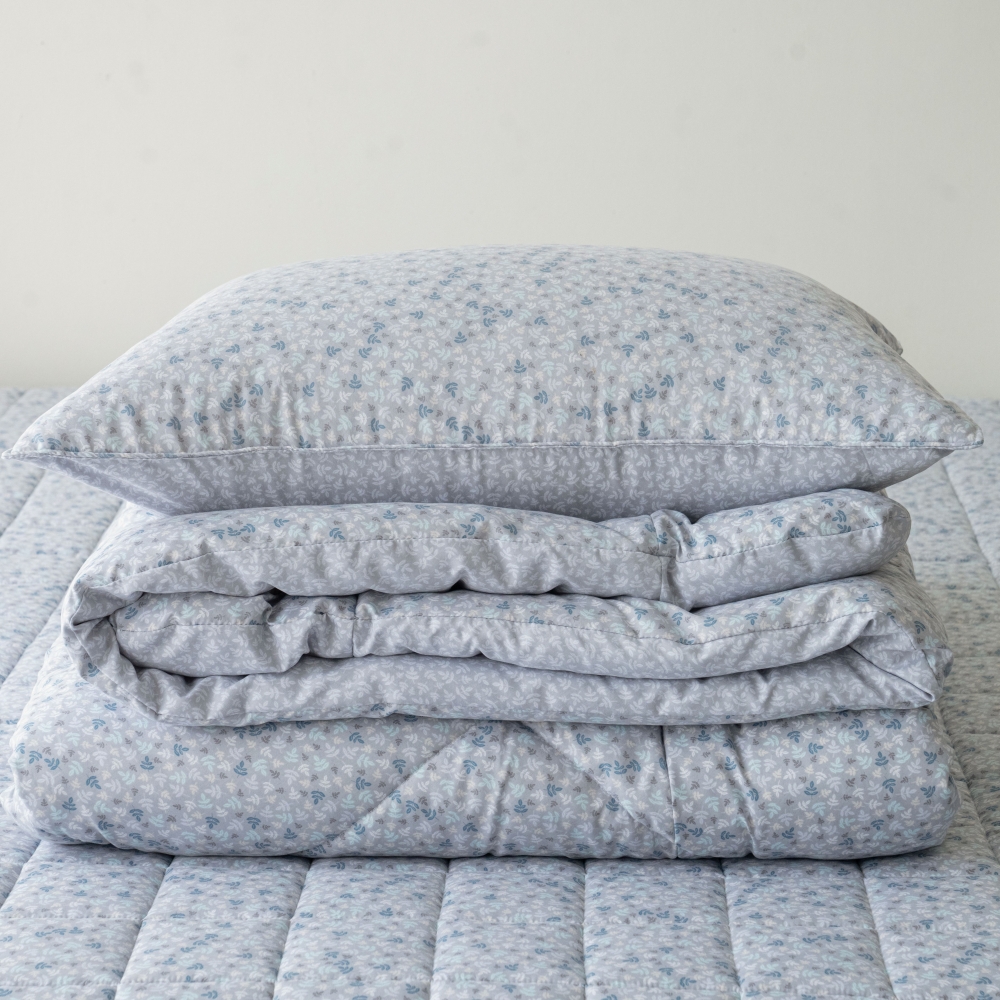 세미마이크로 알러지케어 나뭇잎 먼지없는 간절기 호텔 침구 퀸 이불 세트