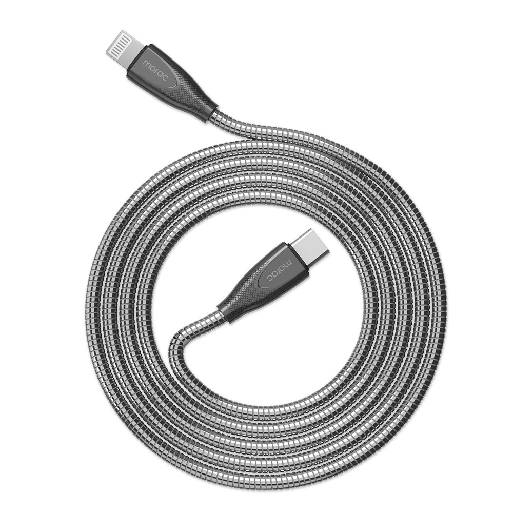 모락 스핑 메탈 USB C to 라이트닝 8핀 PD 고속 충전 케이블 1.5m - 상세 이미지 5