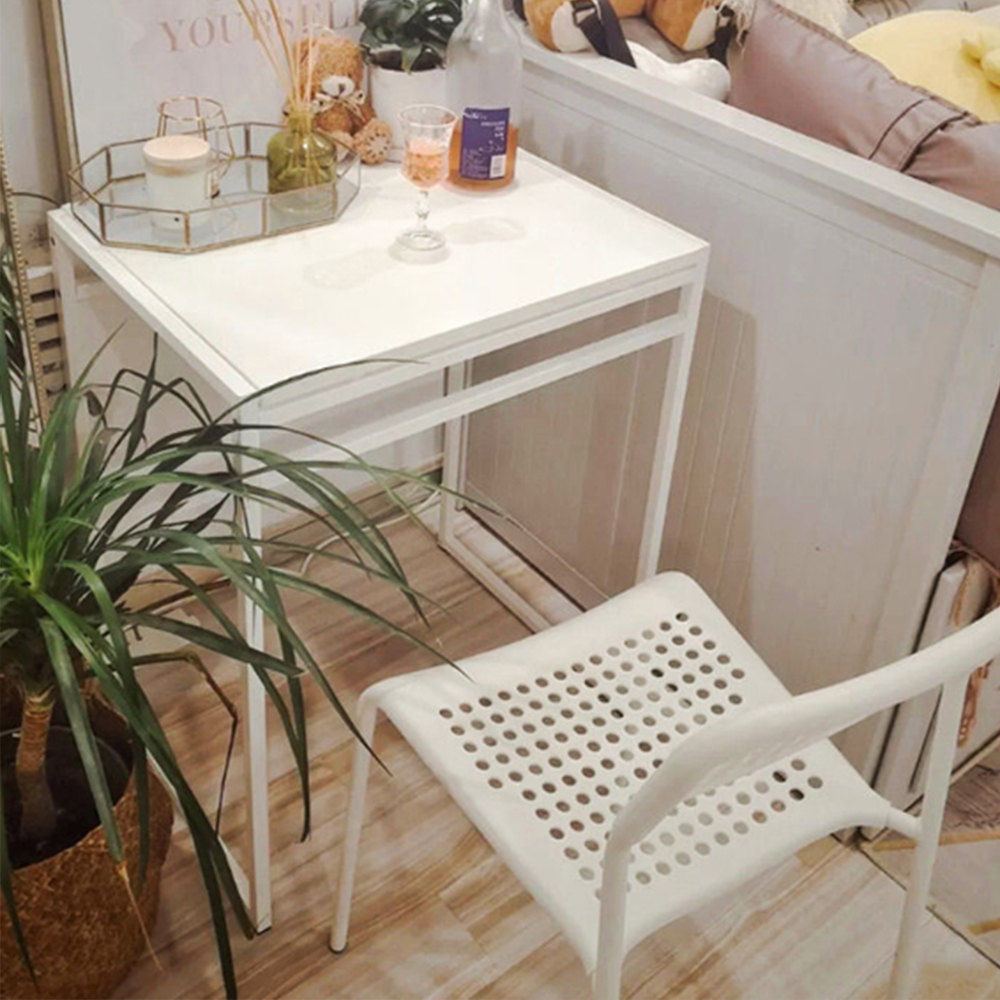 접이식 폴딩 테이블 탁자 간이 식탁 다용도 휴대용 책상 사각 자취 책상 사이드 주방 원룸