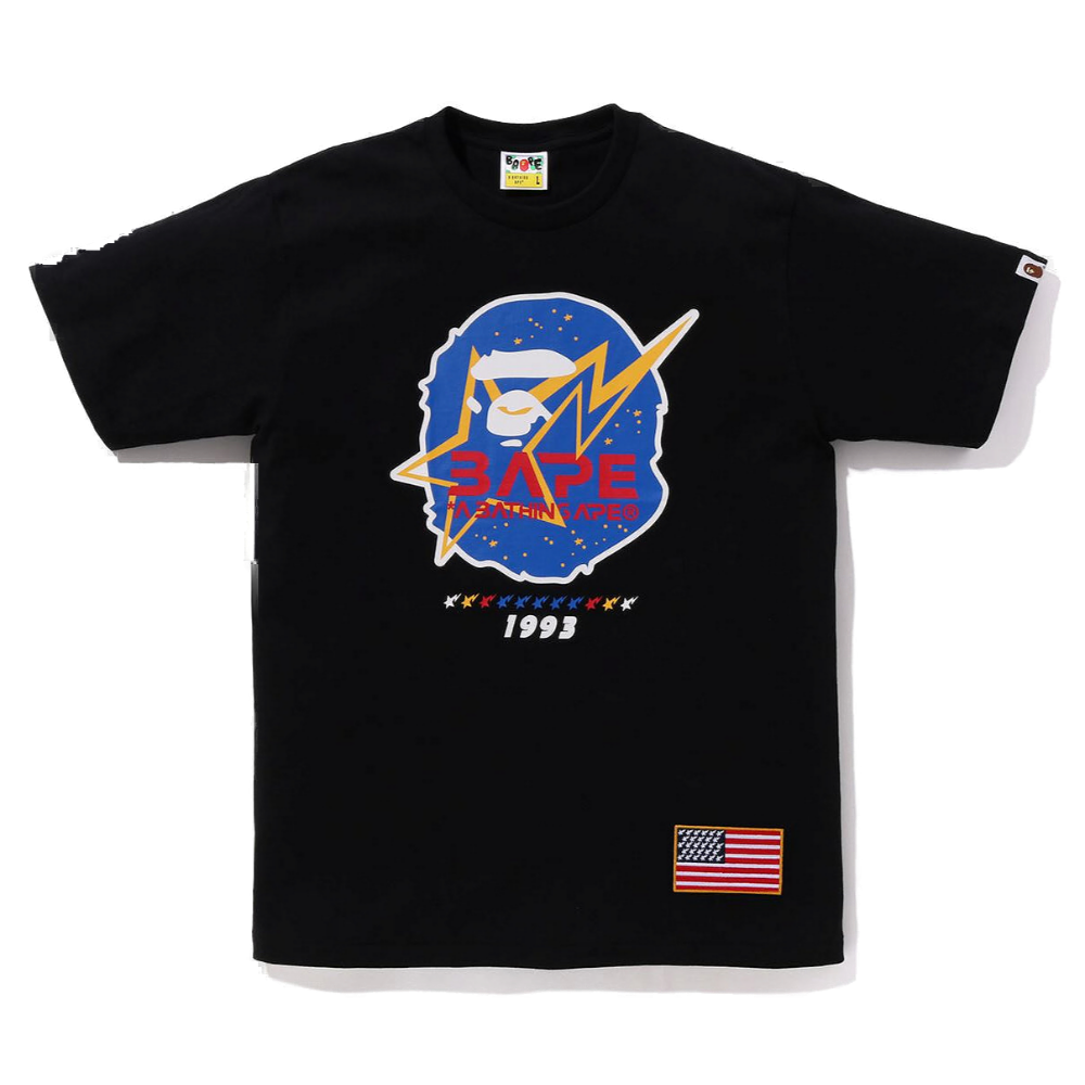 베이프 반팔티 SPACE APE HEAD TEE 1K70-110-016 - 상품 이미지