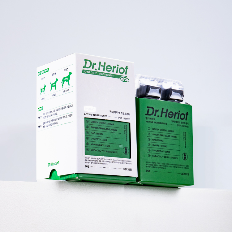 닥터헤리엇 조인트케어 반려동물 강아지 관절 영양제 슬개골 수의사처방 32정, 1개