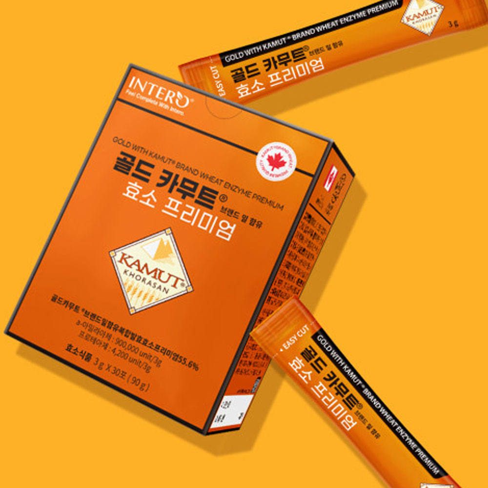 분말타입 인테로 골드 카무트효소 호라산밀 역가수치높은효소 유산균 탄수화물분해 가루 30포, 1개 - 상세 이미지 5