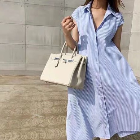 연애의 참견3 242화 한혜진 원피스 스트라이프 루즈한 의상 옷 패션 - 상품 이미지