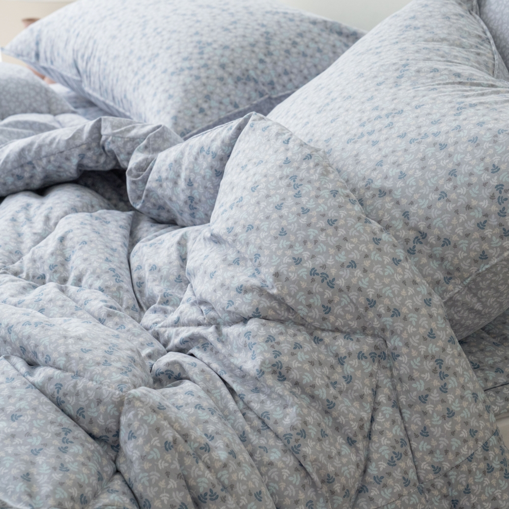 세미마이크로 알러지케어 나뭇잎 먼지없는 간절기 호텔 침구 퀸 이불 세트