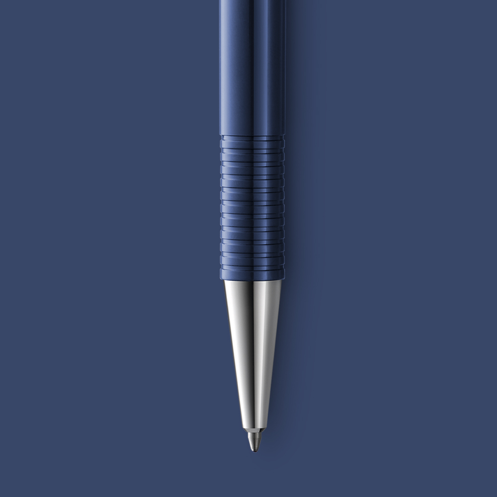 [LAMY] 라미 로고 볼펜 블루 스틸 포인트 / LM204 BL M+ - 상세 이미지 2