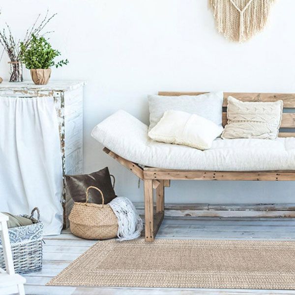 베이자플로우 PVC 러그 - 에밀리아 내추럴 120 x 195 cm