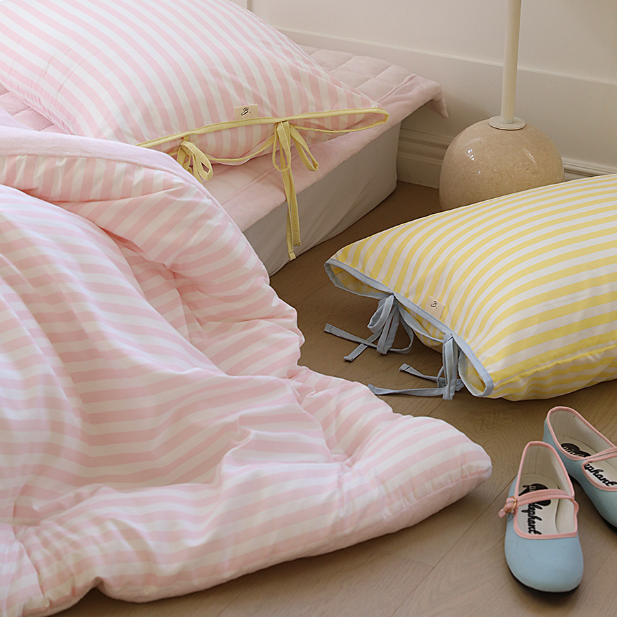 극세사이불 겨울 차렵이불 타탄 따뜻한 옥수수솜 침구 SS