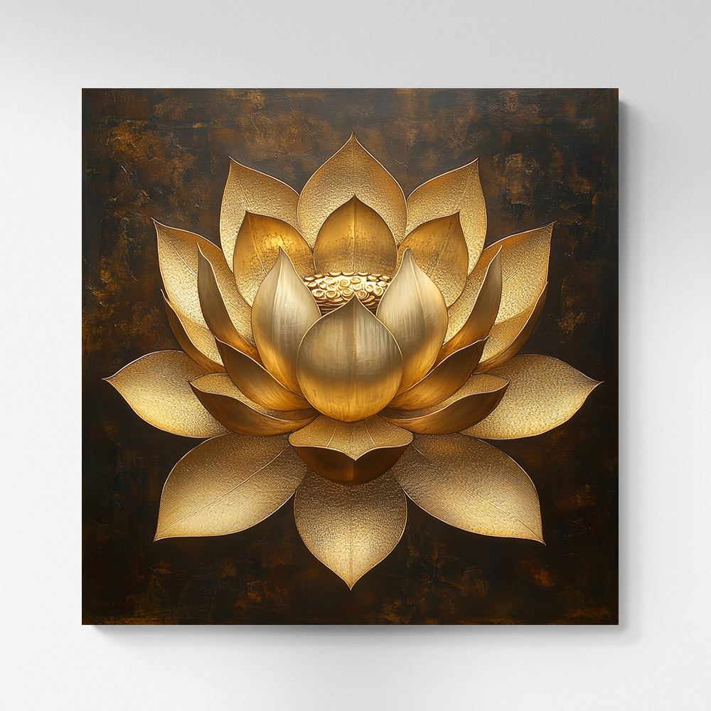 합격 연꽃 80x80cm 캔버스 액자 - 상세 이미지 3