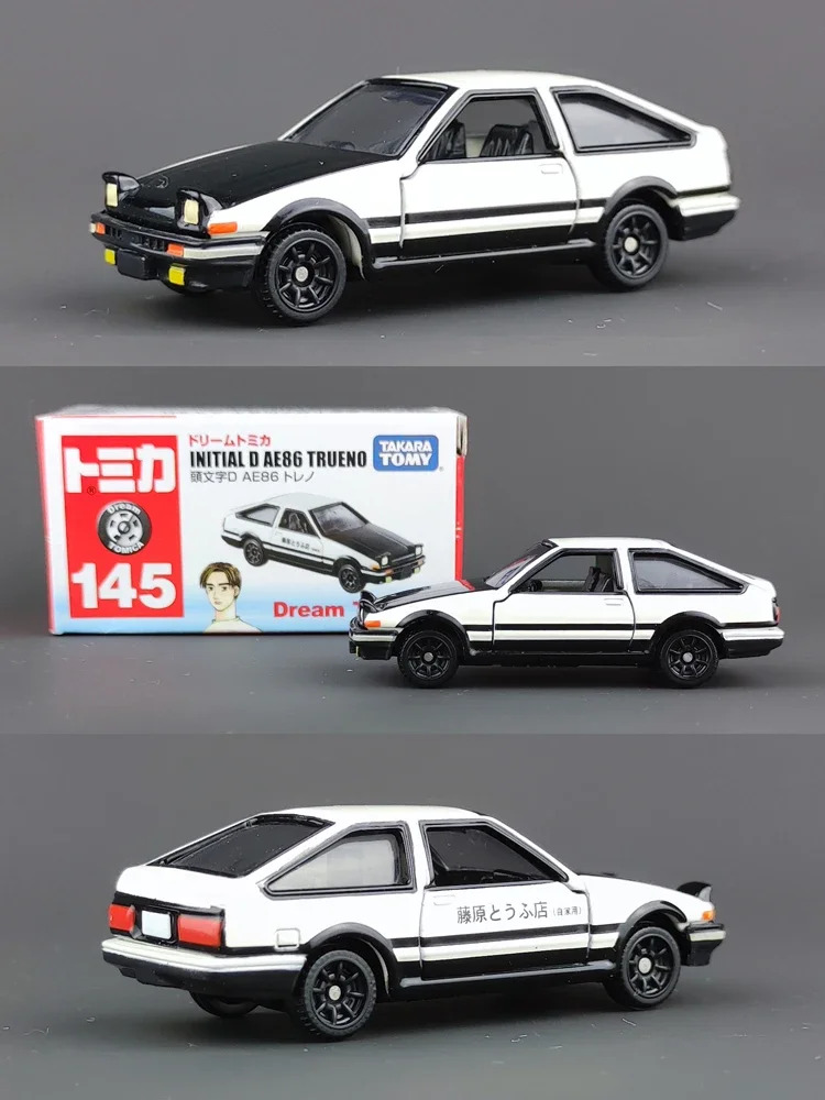 이니셜 d 디 다카하시 타쿠미 두부집 토요타 AE86 다이캐스팅 피규어 굿즈 TakaraTomyTomica 합금 자동차 모델 백 투 더 퓨처 호넷... 