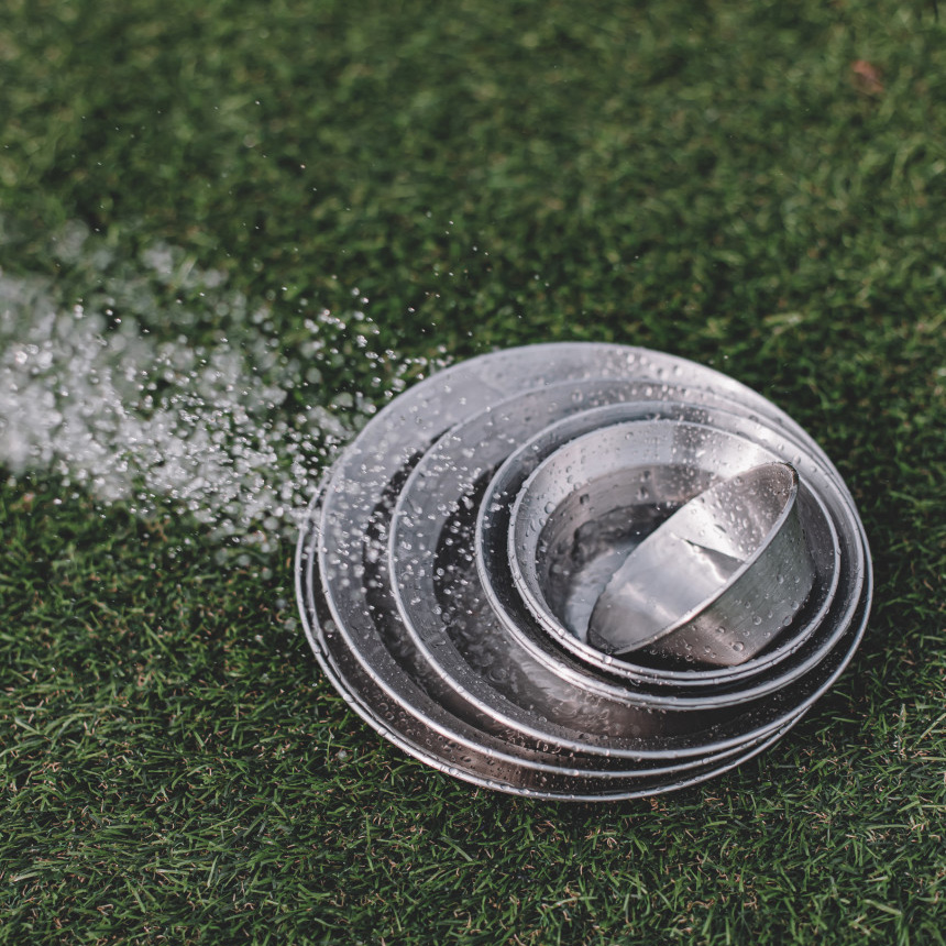 키녹스 캠핑 그릇 접시 스텐 식기 STS304 6호