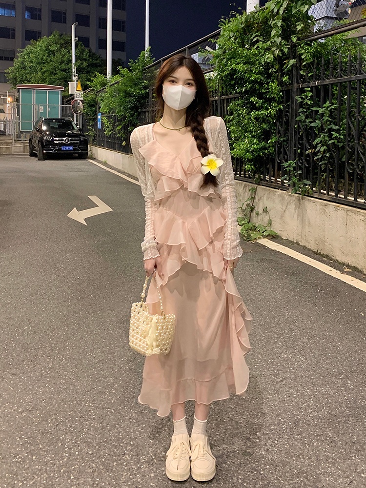 미녀와순정남 48화 한수아 원피스 공마리 프릴 쉬폰 의상 옷 패션 - 상세 이미지 4