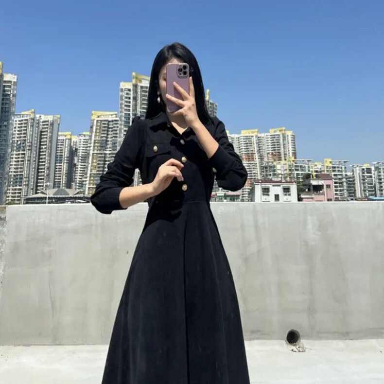 상견례옷차림 돌잔치엄마원피스 피로연원피스 겨울하객원피스 - 상품 이미지