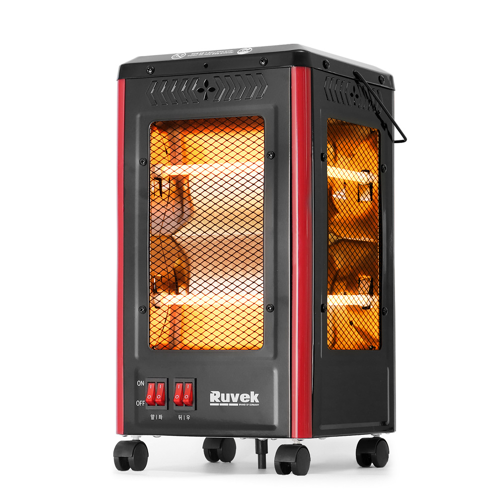 루베크 오방난로 전기히터 가정용 전기난로 사무실 난방기