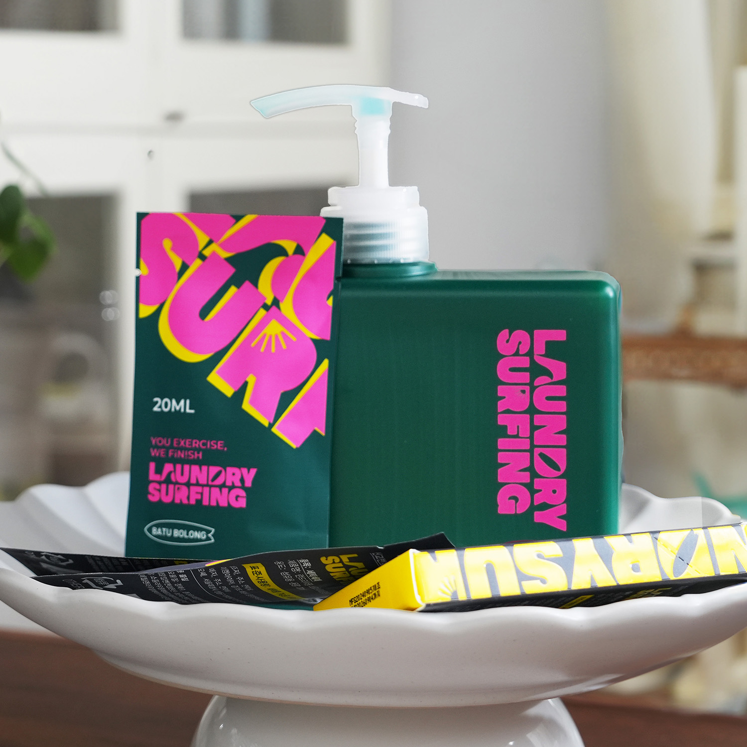 런드리서핑 고농축 운동복 세제 20ml x 15개입 (바투볼롱) 쉰내 스포츠 땀냄새 제거 - 상세 이미지 4