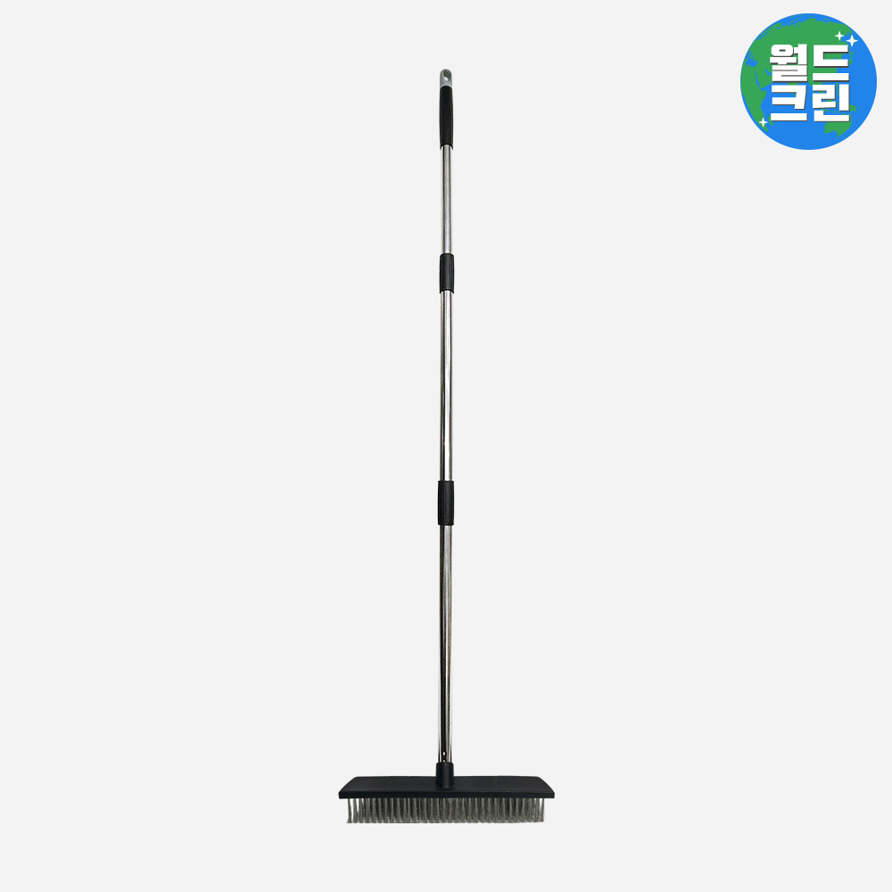 월드크린  솔리드 스텐 바닥솔 30cm 바닥 욕실 화장실 청소 솔 물 밀대 찌든때 제거 : 월드크린 주식회사