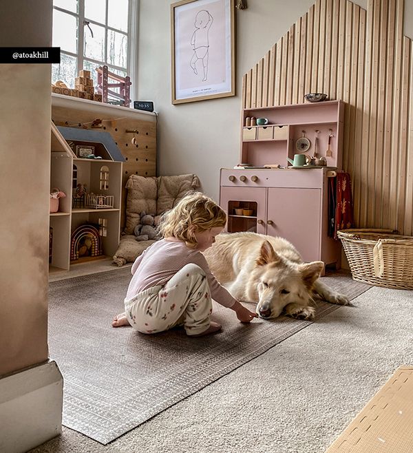 베이자플로우 PVC 러그 - 에밀리아 내추럴 120 x 195 cm