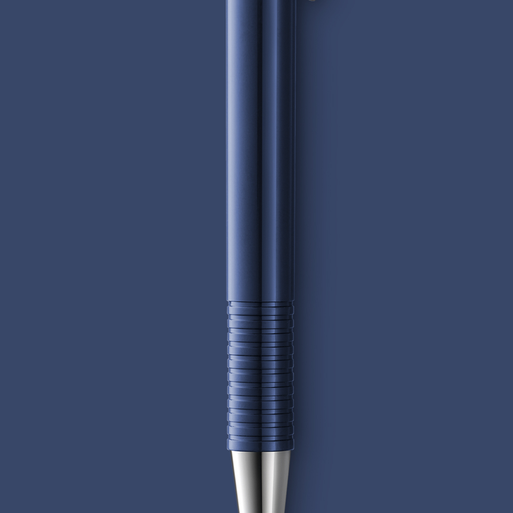 [LAMY] 라미 로고 볼펜 블루 스틸 포인트 / LM204 BL M+ - 상세 이미지 3