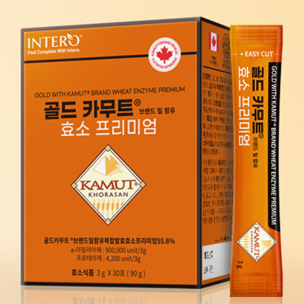 분말타입 인테로 골드 카무트효소 호라산밀 역가수치높은효소 유산균 탄수화물분해 가루 30포, 1개 이미지 4