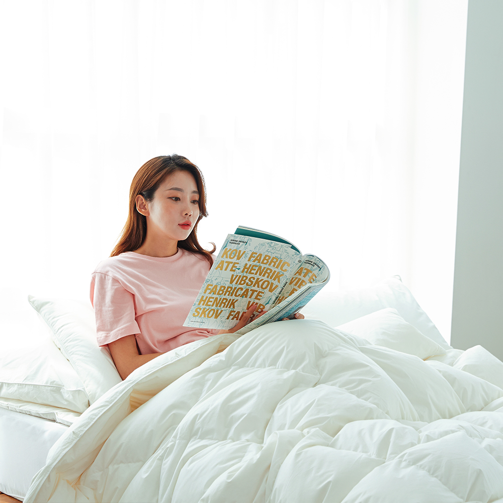 1+1 클래식패브릭 초고함량 구스이불 겨울 거위털 SS