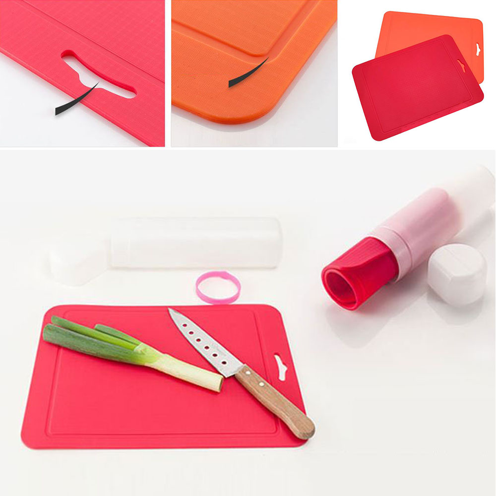 휴대용 실리콘 도마 야외 캠핑 돌돌이 위생 조리판