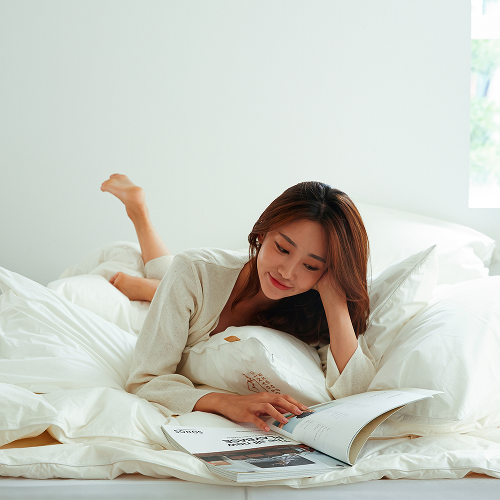 1+1 클래식패브릭 초고함량 구스이불 겨울 거위털 SS