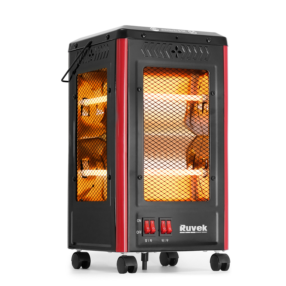 루베크 오방난로 전기히터 가정용 전기난로 사무실 난방기