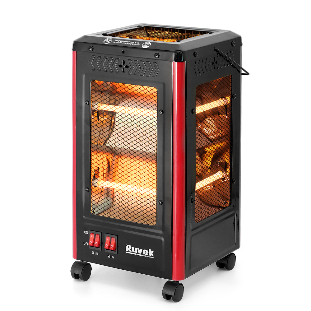 루베크 오방난로 전기히터 가정용 전기난로 사무실 난방기