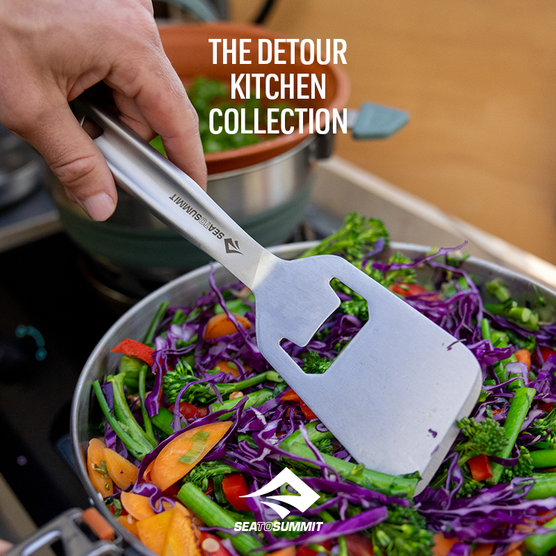 씨투써밋 디투어 커틀러리 세트 4피스 캠핑 식기 백패킹 경량 커트러리