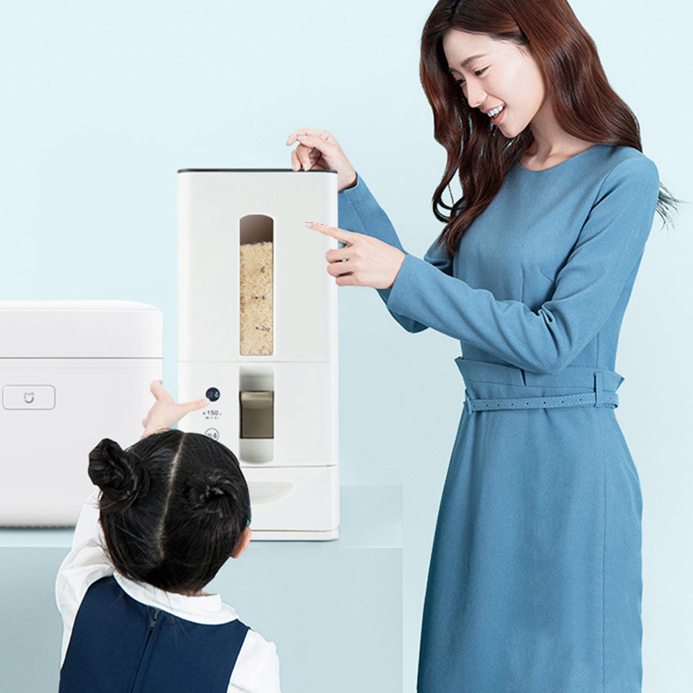 원터치 쌀통 6KG 쌀보관통 쌀 잡곡 보관용기 - 상세 이미지 5