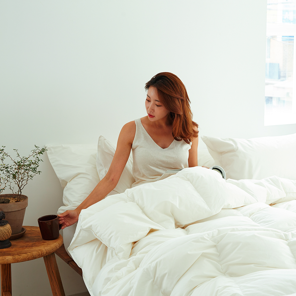 1+1 클래식패브릭 초고함량 구스이불 겨울 거위털 SS